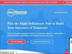 Sites similar to mixfluence.com