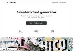 Sites similar to mixfont.com