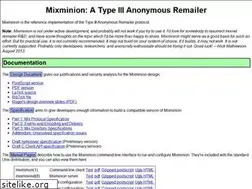 Sites similar to mixminion.net
