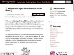 Sites similar to mixology.recipes
