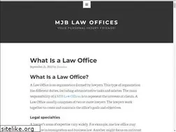 Sites similar to mjblawoffices.com