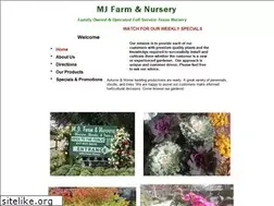 Sites similar to mjfarmandnursery.com