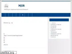 Sites similar to mjir.info