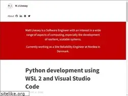 Sites similar to mjlivesey.co.uk