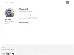 Sites similar to mk-hasan.github.io