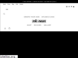 Sites similar to mkneon.com