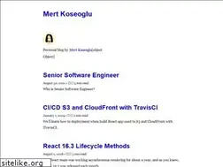 Sites similar to mkoseoglu.com