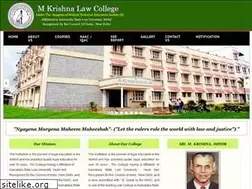 Sites similar to mkrishnalawcollege.com