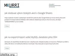 Sites similar to mkurri.cz