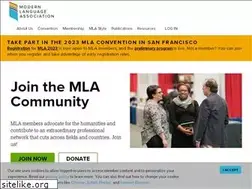 Sites similar to mla.org