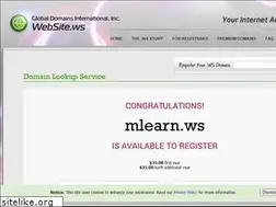 Sites similar to mlearn.ws