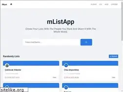 Sites similar to mlistapp.com