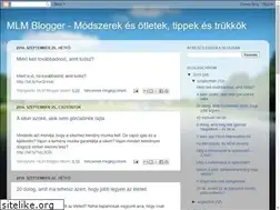Sites similar to mlm-blogger.blogspot.hu