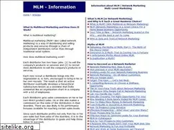 Sites similar to mlm-information.com