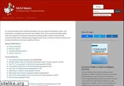 Sites similar to mlmwatch.org