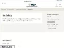 Sites similar to mlp-geschaeftsbericht.de