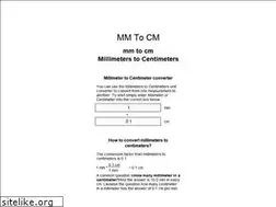 Sites similar to mm-to-cm.appspot.com