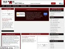 Sites similar to mmabetting.com
