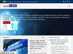 Sites similar to mmcert.org.mm