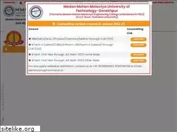 Sites similar to mmmut.ac.in