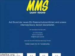 Sites similar to mms-light-sound.de