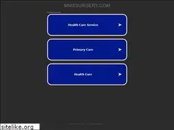 Sites similar to mmssurgery.com
