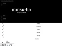 Sites similar to mmsu-ha.jp