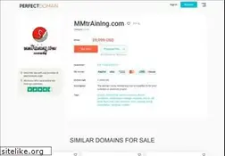 Sites similar to mmtraining.com