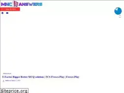 Sites similar to mncanswers.site