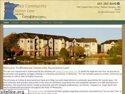 Sites similar to mncommunityassociationlaw.com