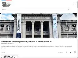 Sites similar to mnhn.gob.cl
