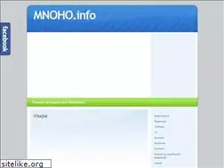 Sites similar to mnoho.info