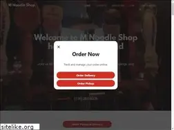 Sites similar to mnoodleshop.com