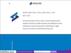 Sites similar to mnspineandsport.com