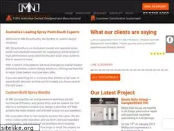 Sites similar to mnspraybooths.com.au