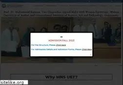 Sites similar to mnsuet.edu.pk