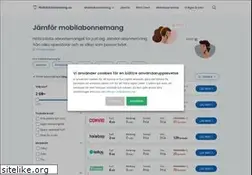 Sites similar to mobilabonnemang.se