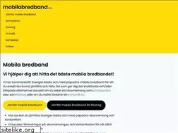 Sites similar to mobilabredband.info