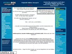 Sites similar to mobilboxansagen.de