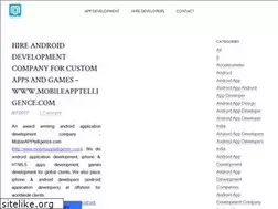 Sites similar to mobile-apptelligence.weebly.com