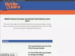 Sites similar to mobile-cuisine.com