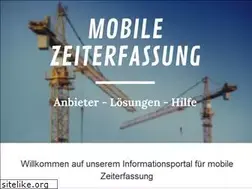 Sites similar to mobile-zeiterfassung.info