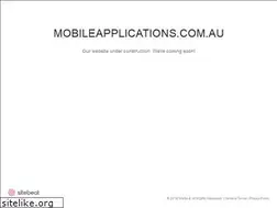 Sites similar to mobileapplications.com.au