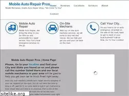 Sites similar to mobileautorepairpros.com