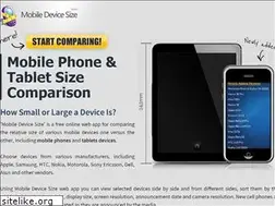 Sites similar to mobiledevicesize.com