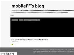 Sites similar to mobileff.blogspot.com