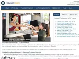 Sites similar to mobilefoodvendortraining.com