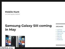 Sites similar to mobilehunt.in
