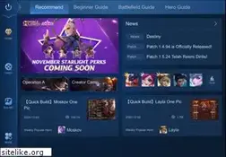 Sites similar to mobilelegends.com