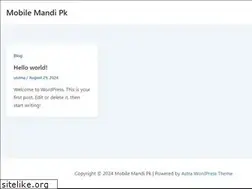 Sites similar to mobilemandi.pk